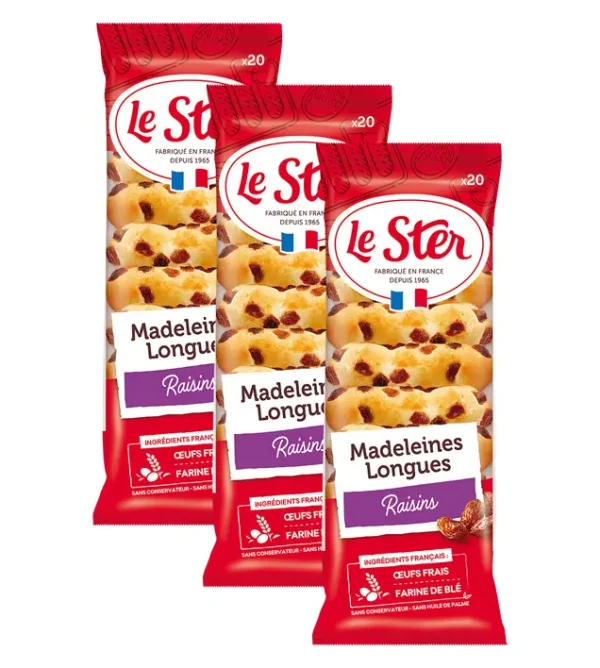 Madeleines longues Raisin le Ster web