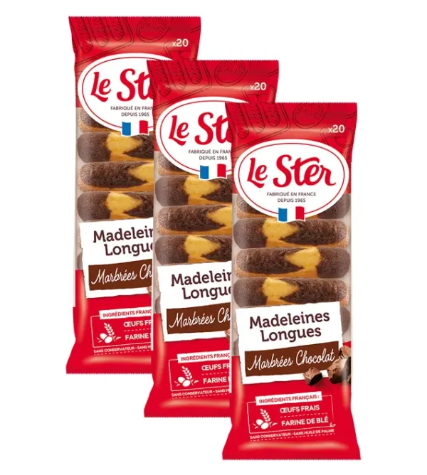 Madeleines longues choco le Ster web