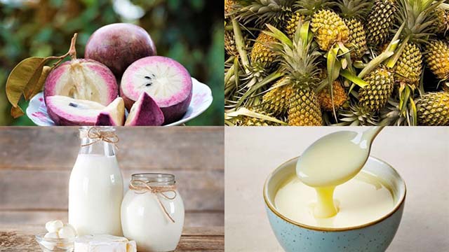 Sinh tố từ vú sữa